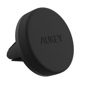 AUKEY Supporto Magnetico Auto Universale Supporto Auto Smartphone Porta Telefono per iPhone 7 / 6 / 6s , Samsung Note 8 / S8 , Sony , HUAWEI , Xiaomi , One Plus ecc. - Nero