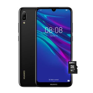 HUAWEI Y6 2019, Telefono con 32 GB, Display 6.09" HD+, Processore Quad Core, Nero [Versione Italiana]