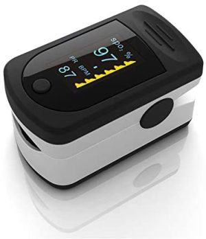 Sansee Saturimetro da Dito, Pulsossimetro da Dito Portatile Professionale