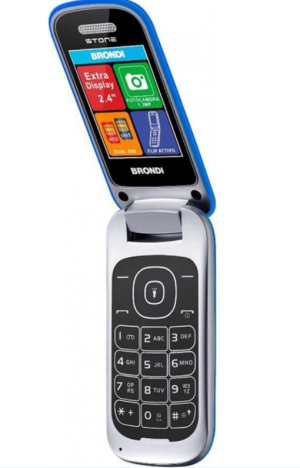 CELLULARE BRONDI STONE DUOS AZZURRO ITALIA