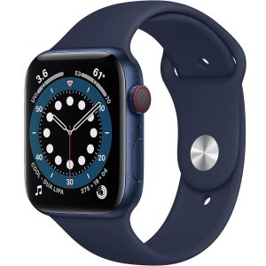 Smartwatch Apple Watch Series 6 44mm Gps+4g Alluminio Blue Con Cinturino Sport Deep Navy M09a3ty/A