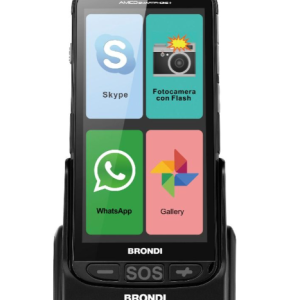 CELLULARE BRONDI AMICO SMARTPHONE+ BLACK ITALIA