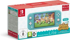 Nintendo Switch Lite Turchese + Animal Crossing New Horizons + NSO 3 mesi