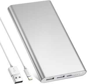 Power Bank Per Smartphone E Tablet Mediacom 10000mah M-Pb102pa Grigio