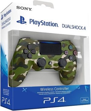 GAMEPAD PS4 SONY WIRELESS DUAL SHOCK V2 GREEN CAMOUFLAGE 9894858