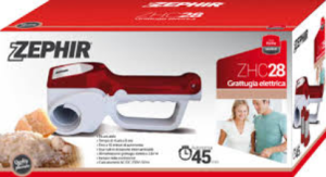 GRATTUGIA ELETTRICA RICARICABILE ZEPHIR ZHC28 BIANCA/ROSSA