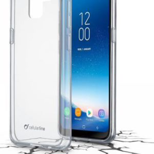 CUSTODIA PER SAMSUNG GALAXY A8 2018 RIGIDA CLEAR DUO CELLULAR LINE CLEARDUOGALA818T