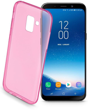 CUSTODIA PER SAMSUNG GALAXY A8 2018 CELLULAR LINE COLORCGALA818P PINK