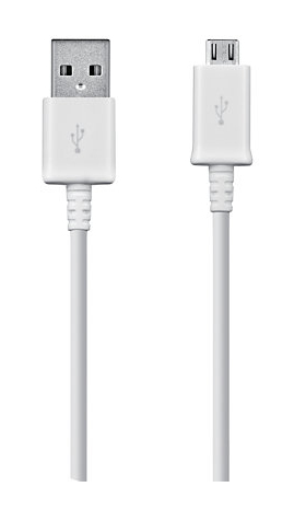 CAVO DATI/CARICA MICROUSB PER SMARTPHONE SAMSUNG ECB-DU4AWE WHITE BULK