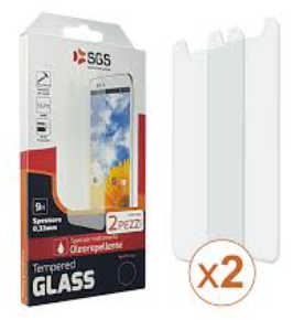 VETRO UNIVERSALE DA 5.3" PROTETTIVO SGS DPPGLASSUNIV53 2PZ