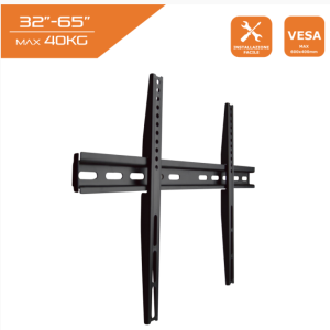STAFFA MONTAGGIO PER TV A MURO CON SUPPORTO FISSO 32"-65" TECHMADE WM-65F-02