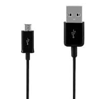 CAVO DATI/CARICA MICROUSB PER SMARTPHONE 1.5MT SAMSUNG ECB-DU4EBE BLACK BULK