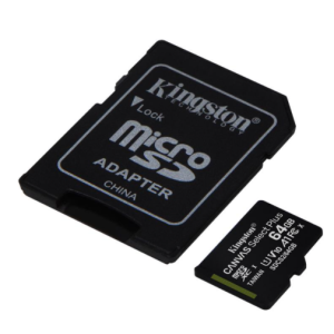 MEMORY CARD MICRO SD/TRANSFLASH 64GB KINGSTON CLASSE 10 SDCS2/64GB