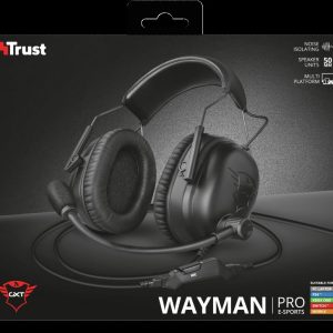 CUFFIE + MICROFONO 3.5MM GAMING TRUST GXT444 WAYMAN PRO 23248