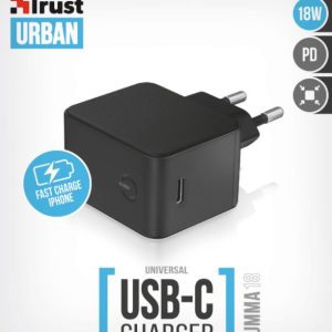 CARICABATTERIE DA RETE TRUST USB-C SUMMA18 23070