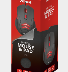 Mouse + Tappetino Gaming Trust Ziva 21963