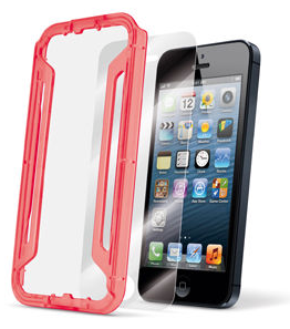 KIT APPLICAZIONE PELLICOLA PER APPLE IPHONE 5 PROTETTIVA CELLULAR LINE PERFETTOIPHONE5