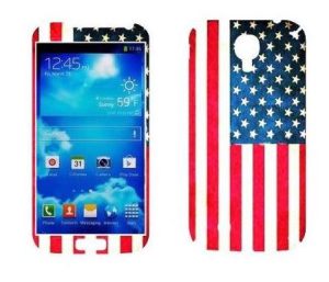 PELLICOLA PER SAMSUNG GALAXY S4 I9505 PROTETTIVA HOTDUCK HD-COVER-042 BANDIERA US
