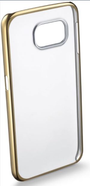 CUSTODIA PER SAMSUNG GALAXY S6 G920 CELLULAR LINE CLEARCRYGALS6H GOLD