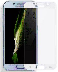 VETRO PER SAMSUNG GALAXY A3 2017 PROTETTIVO CON CORNICE SGS FULLGLASSA320WH WHITE