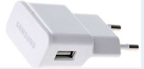 CARICABATTERIA DA RETE 2A SAMSUNG PER I9505/I9500 ETA-U90EWE SENZA CAVO WHITE BULK