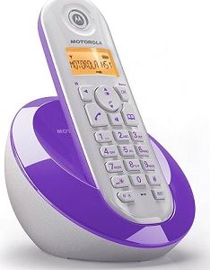 CORDLESS MOTOROLA C601V WHITE/VIOLET