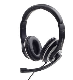 CUFFIE + MICROFONO 3,5MM TECHMADE MHS-03-BKWT BLACK/WHITE