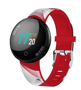 SMARTWATCH JOY WATERPROOF CON CARDIO A COLORI TECHMADE TM-JOY-SPY1 RED