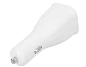 CARICABATTERIA DA AUTO FAST CHARGING 2A 2-USB SENZA CAVO SAMSUNG EP-LN920 WHITE BULK