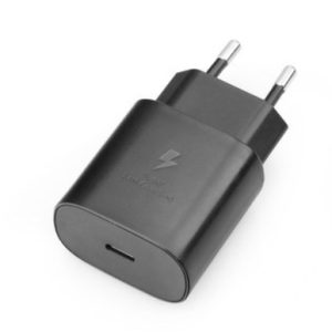 CARICABATTERIA DA RETE SAMSUNG SUPER FAST CHARGING 25W USB-C EP-TA800EBE SENZA CAVO BLACK BULK