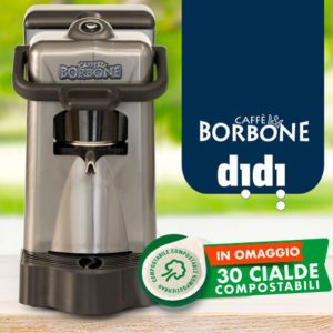 MACCHINA DA CAFFE' DIDIESSE DIDI' BORBONE PACK CON 30 CIALDE GRIGIO