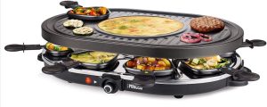 PIASTRA RACLETTE 8 PRINCESS OVAL GRILL PARTY 162700