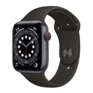 SMARTWATCH APPLE WATCH SERIES 6 44MM GPS+4G ALLUMINIO SPACE GREY CINTURINO SPORT NERO MG2E3TY/A