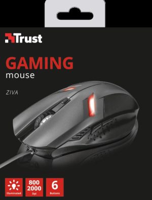 MOUSE OTTICO USB GAMING TRUST ZIVA 21512
