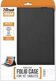 CUSTODIA PER TABLET 10" TRUST PRIMO FOLIO BLACK 20058