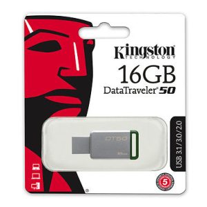 MEMORIA USB 16GB 3.1 KINGSTON DT50/16GB