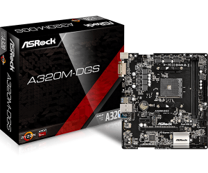 MAINBOARD AM4 ASROCK A320M-DGS 90-MXB5A0-A0UAYZ