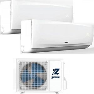 CLIMATIZZATORE ZEPHIR DUAL SPLIT INVERTER 9000+12000 BTU CLASSE A++/A+ SERIE ZDA
