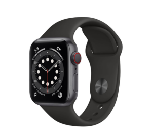 SMARTWATCH APPLE WATCH SE 40MM GPS+4G ALLUMINIO GRIGIO SIDERALE CON CINTURINO SPORT NERO MYEK2TY/A