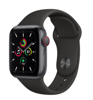 SMARTWATCH APPLE WATCH SE 44MM GPS+4G ALLUMINIO GRIGIO SIDERALE CON CINTURINO SPORT NERO MYF02TY/A