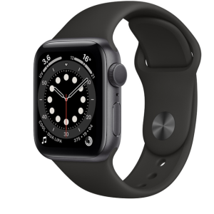 SMARTWATCH APPLE WATCH SERIES 6 40MM GPS+4G ALLUMINIO SPACE GRAY CON CINTURINO SPORT NERO M06P3