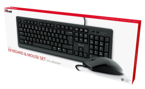 TASTIERA + MOUSE OTTICO USB TRUST PRIMO 23971