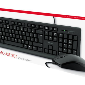 TASTIERA + MOUSE OTTICO USB TRUST PRIMO 23971