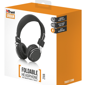 CUFFIE + MICROFONO 3.5MM TRUST ZIVA BLACK 21821