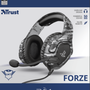 CUFFIE + MICROFONO 3.5MM GAMING TRUST GXT488 FORZE-G GREY 23531