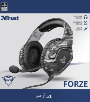 CUFFIE + MICROFONO 3.5MM GAMING TRUST GXT488 FORZE-G GREY 23531