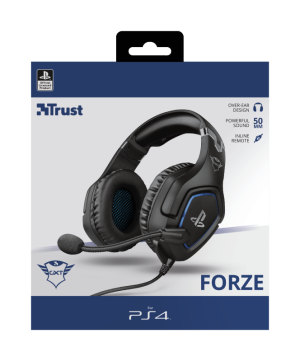CUFFIE + MICROFONO 3.5MM GAMING TRUST GXT488 FORZE BLACK 23530