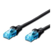 CAVO RETE UTP CAT 5E 0.25MT EWENT EW-5U-002BL NERO