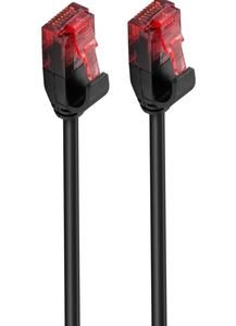 CAVO RETE SLIM UTP CAT 6 0.25MT EWENT IM1042 NERO
