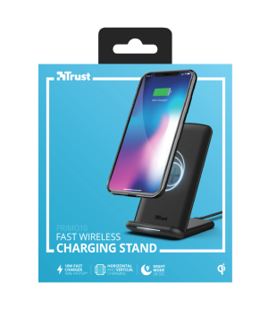 CARICABATTERIA WIRELESS FAST CHARGER STAND TRUST PRIMO10 23590
